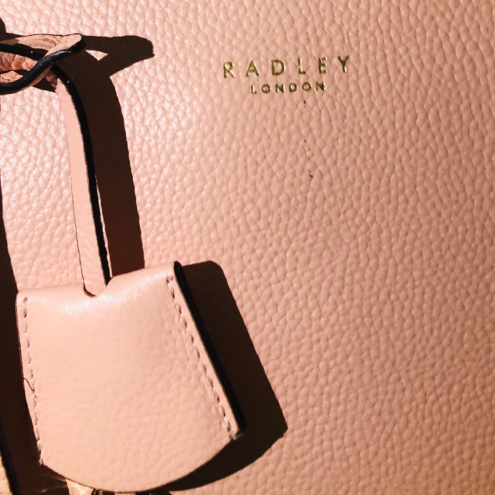 Gorgeous Hadley London Leather Bag Tote - Pink - Lightly Used - Authentic - Picture 2 of 13